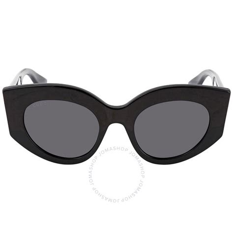 gucci 0275s 001|Gucci Grey Cat Eye Ladies Sunglasses GG0275S 001 50.